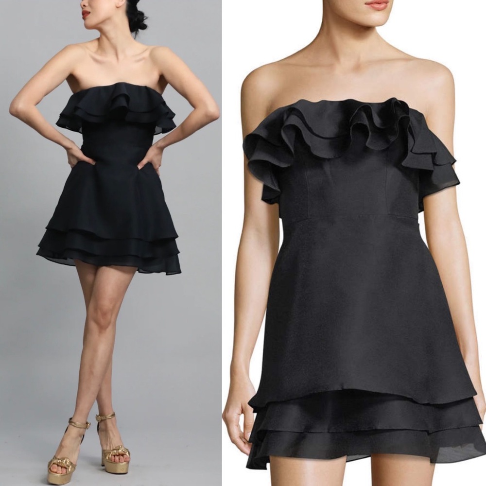 Keepsake The Label Float Strapless Mini Dress Navy - image 7